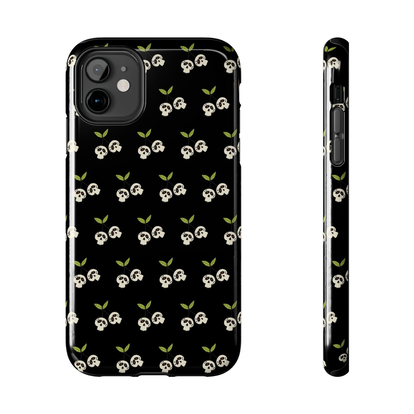 Skull Cherry Tough Phone Cases
