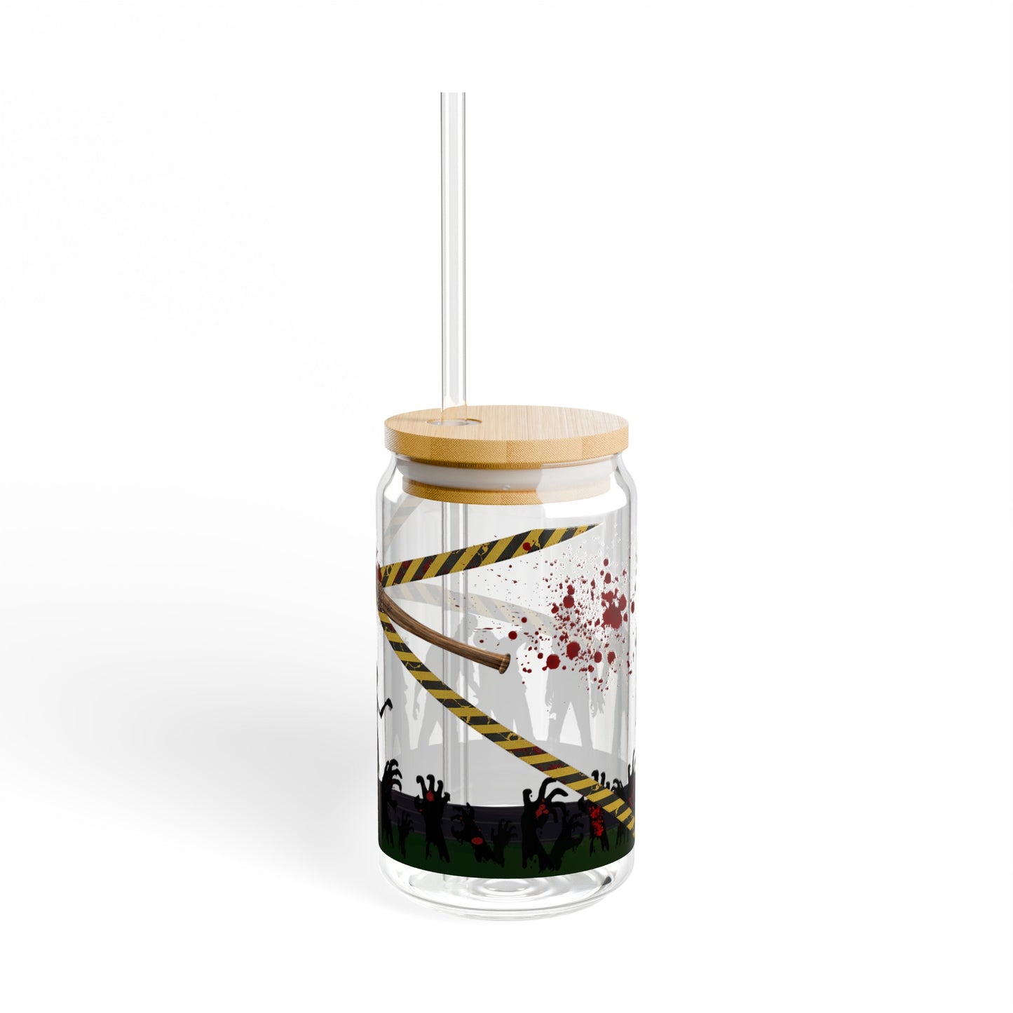 Dead Walker Zombie Sipper Glass, 16oz