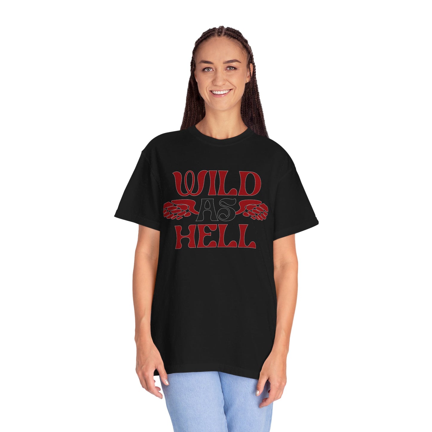 distressed Unisex Garment-Dyed T-shirt
