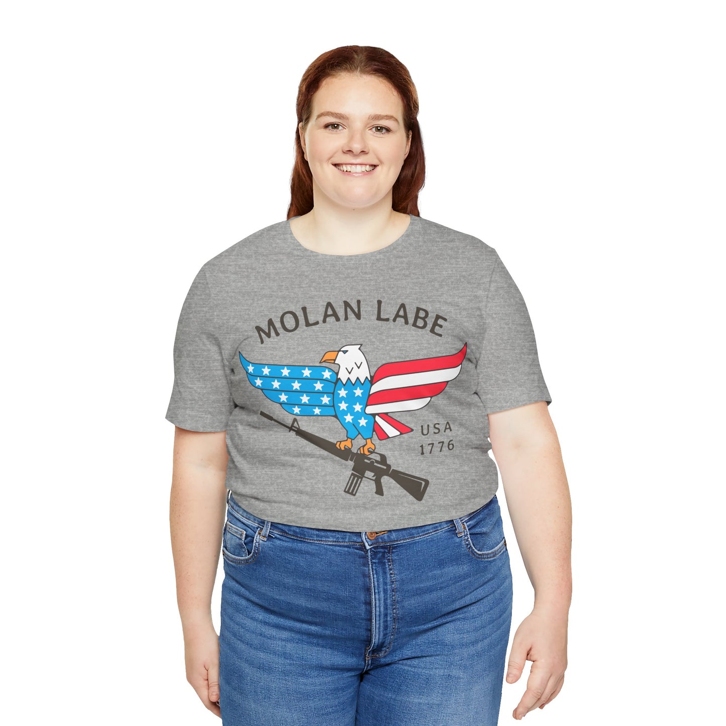 T-shirt, Molan Labe, Don't Tread on Me, Tshirt, MAGA, 2A, Freedom, Trump, Political, Politics, POTUS, Usa, America, Eagle, Gun, Flag, Tee