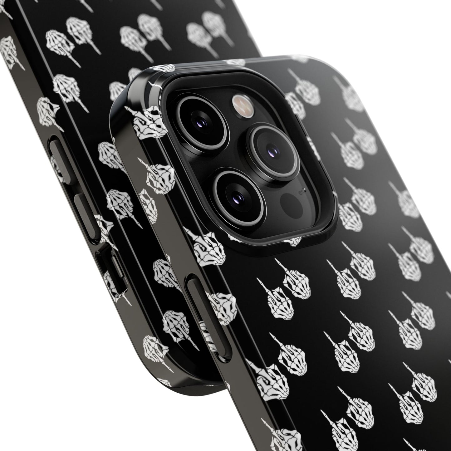 Fuck You Skeleton Middle Finger Impact-Resistant Cases