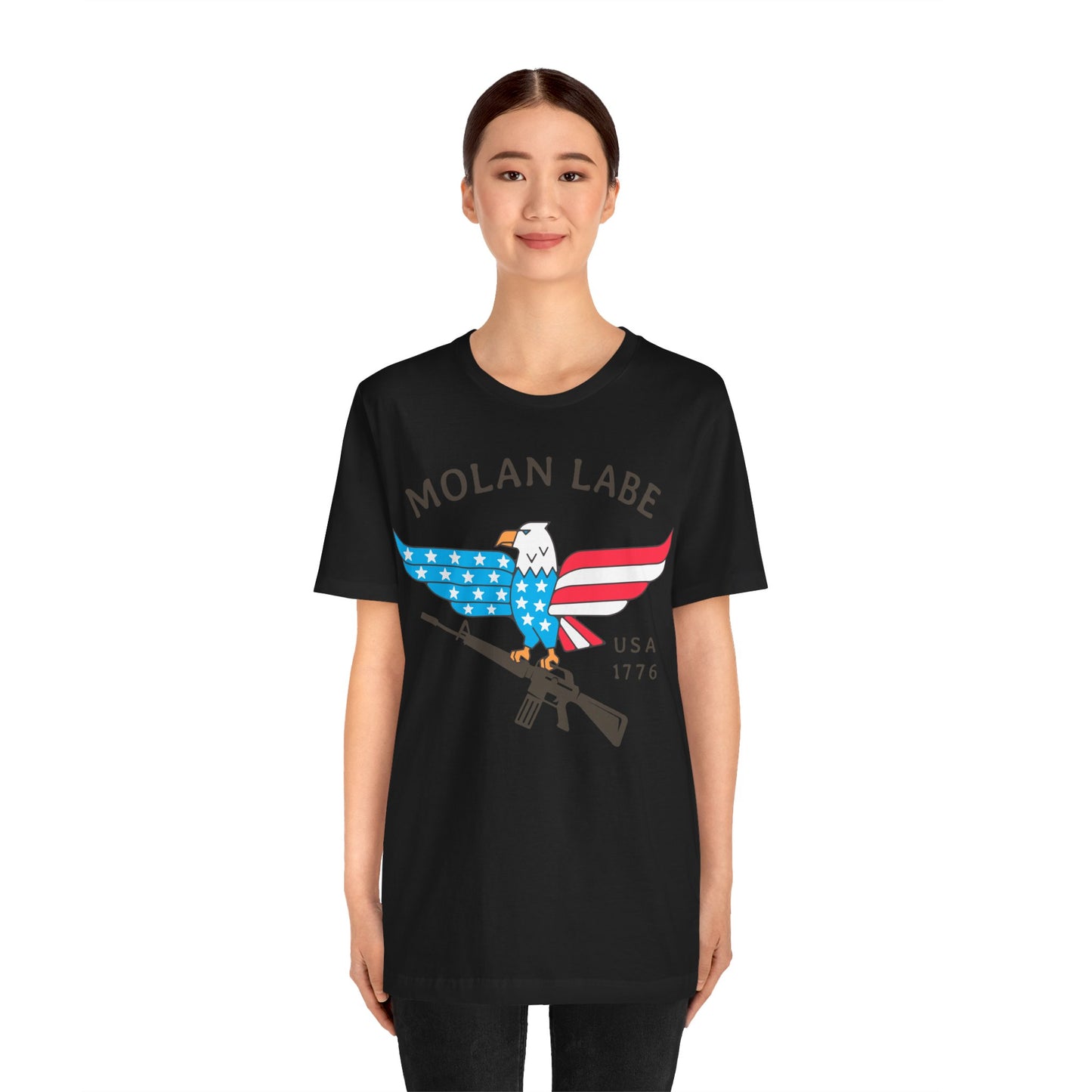 T-shirt, Molan Labe, Don't Tread on Me, Tshirt, MAGA, 2A, Freedom, Trump, Political, Politics, POTUS, Usa, America, Eagle, Gun, Flag, Tee