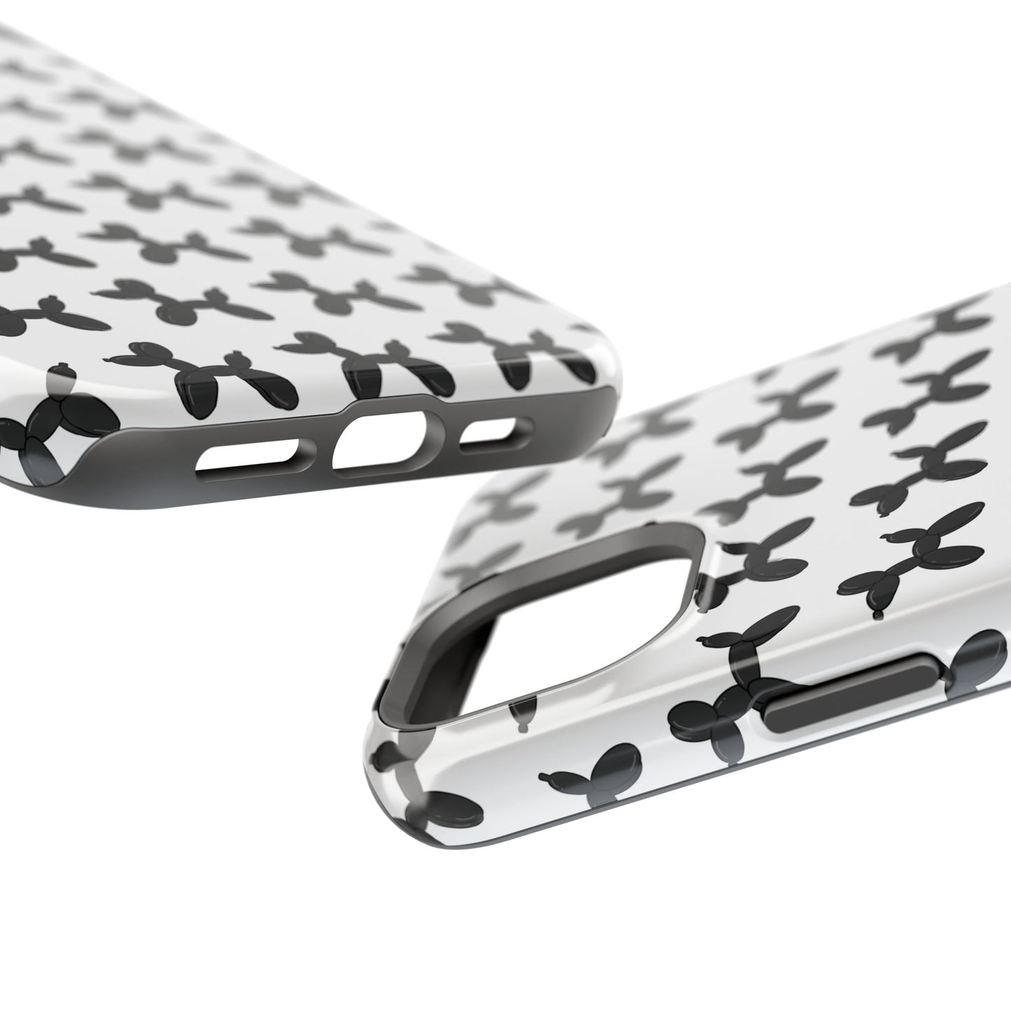 Balloon Dog Black Impact-Resistant Cases