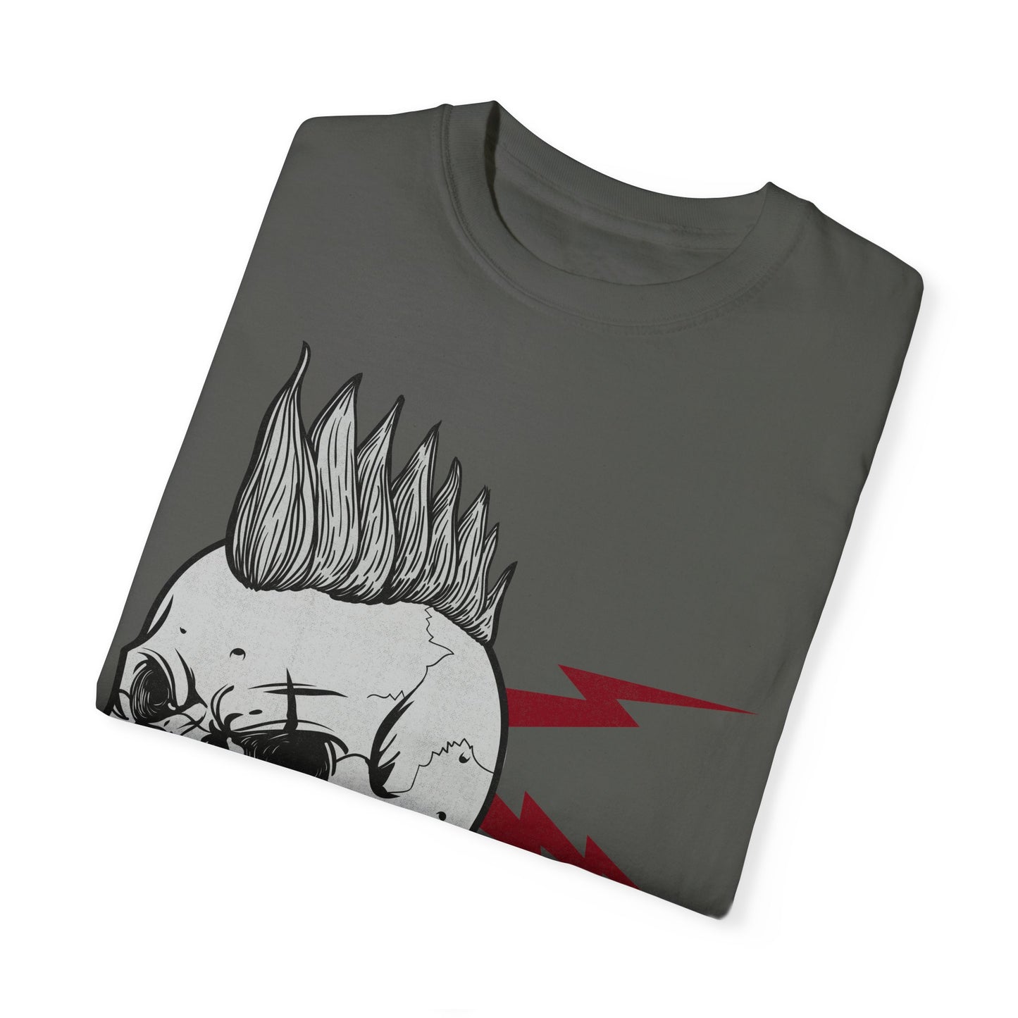 Punk Is Not Dead Mohawk Skull Comfort Colors T-shirt