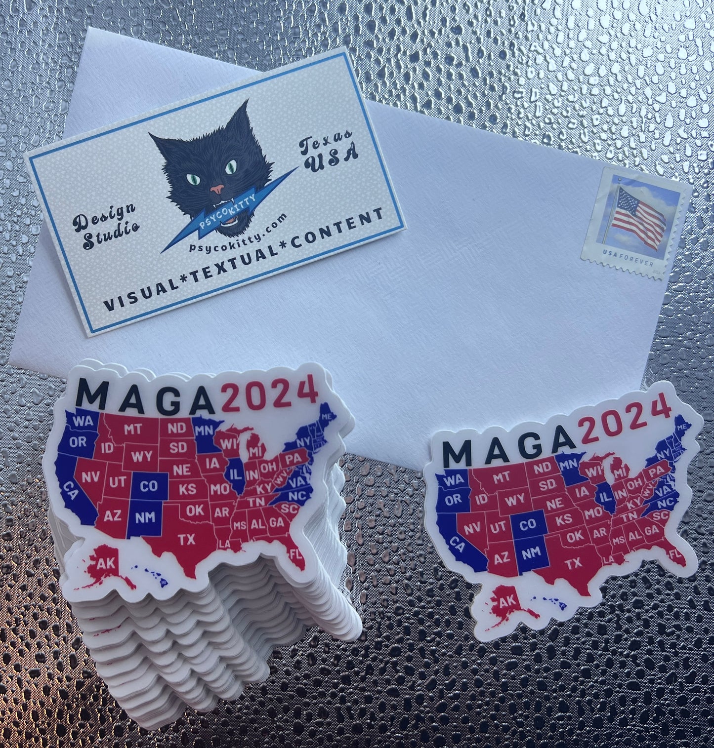 MAGA 2024 Election Map Sticker
