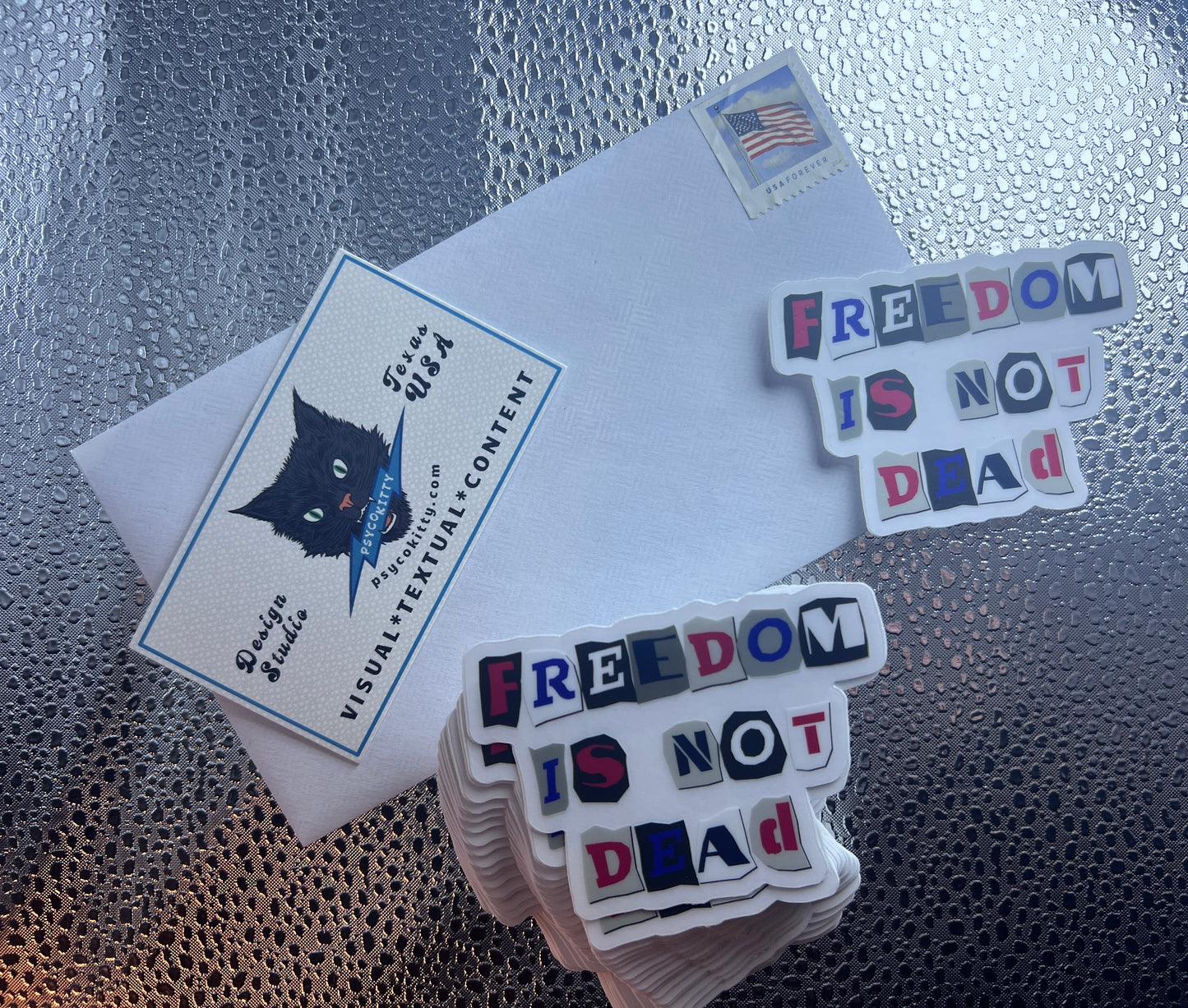 Freedom Is Not Dead Sticker