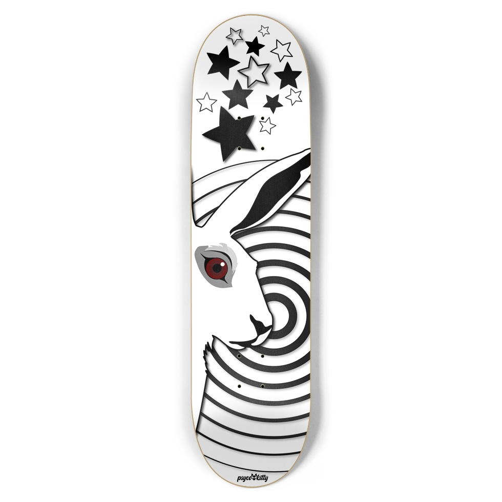 Rabbit Hole Custom Skateboard