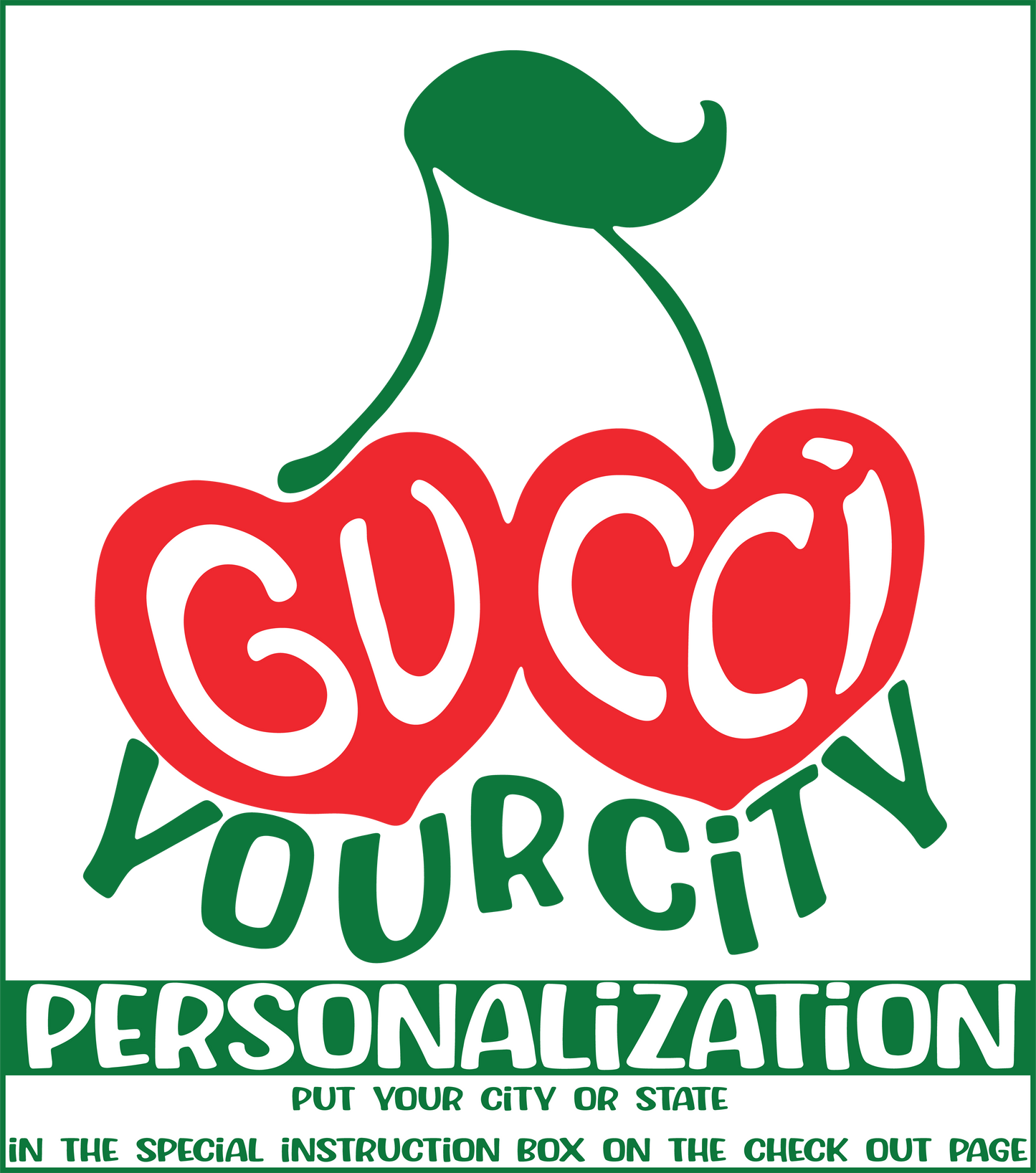 Luxury GG Cherry Personalize Your City Novelty Color Comfort Unisex T-shirt