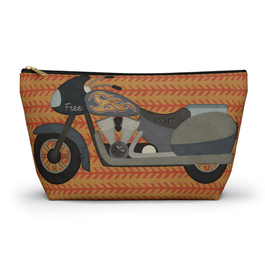 Motorcycle Accessory Pouch w T-bottom