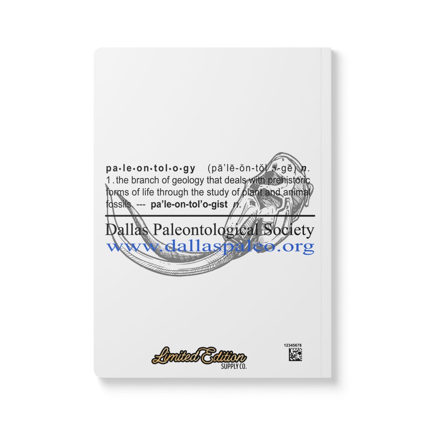 Dinosaur-Themed Softcover Journal, Fun Dinosaur Notebook for Kids, Paleontology Gift, Creative Writing Journal, Arts and Crafts