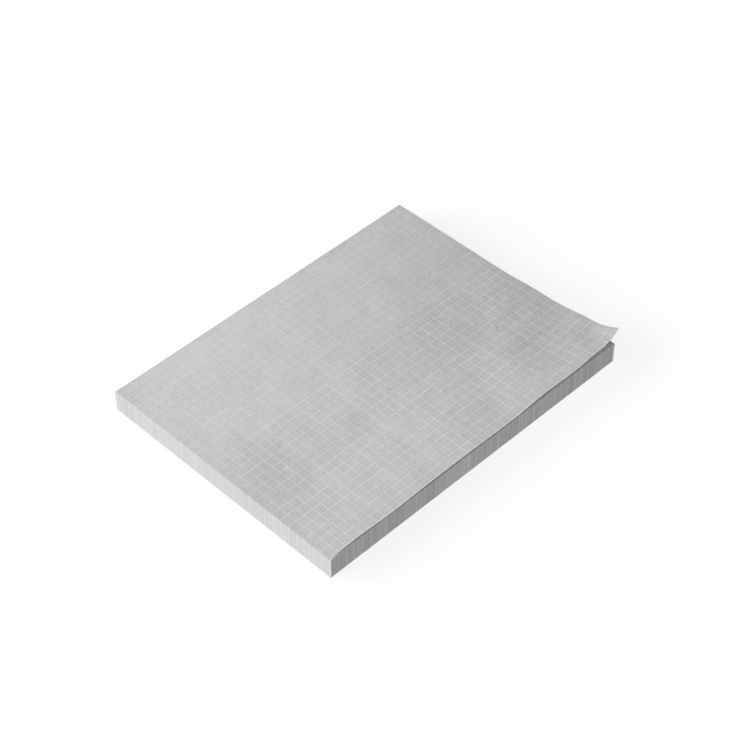 Grid Pattern Post-it® Note Pads - Gray 3x3 4x3
