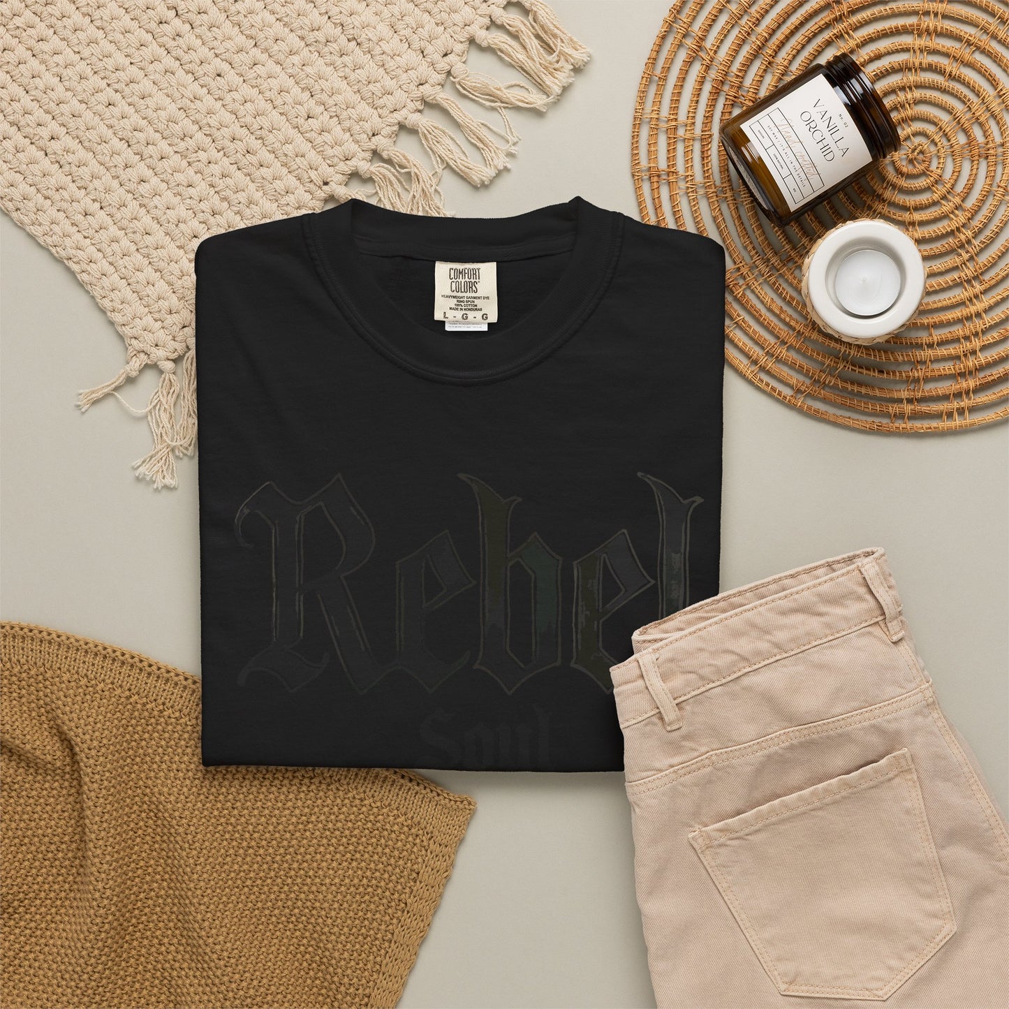 Gothic Rebel Soul Comfort Graphic Tee