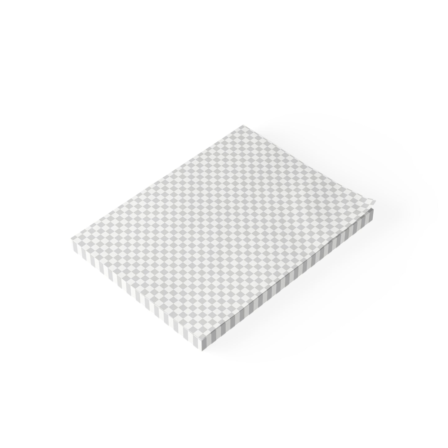 Checkered Pattern Post-it® Note Pads 3x3 4x3