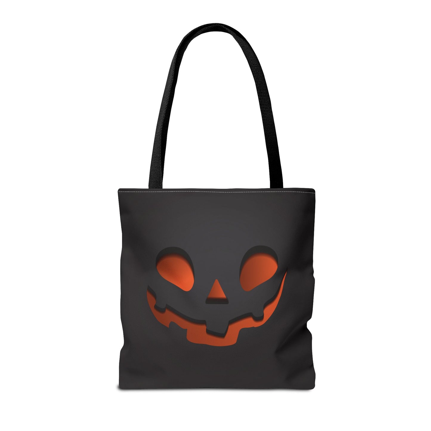 Halloween Black Pumpkin Tote Bag 3 sizes