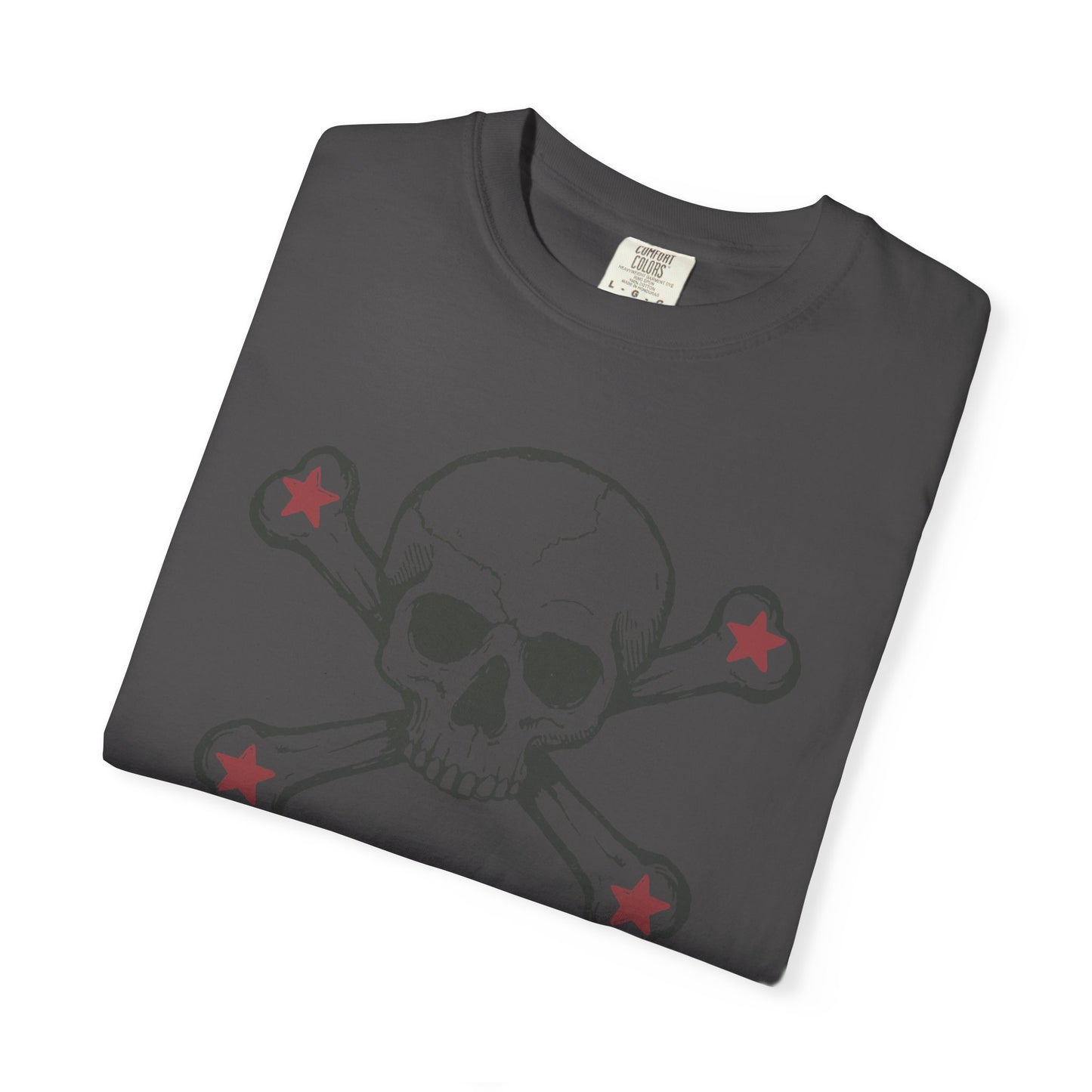 Skull and Bones Red Star Rock Tshirt