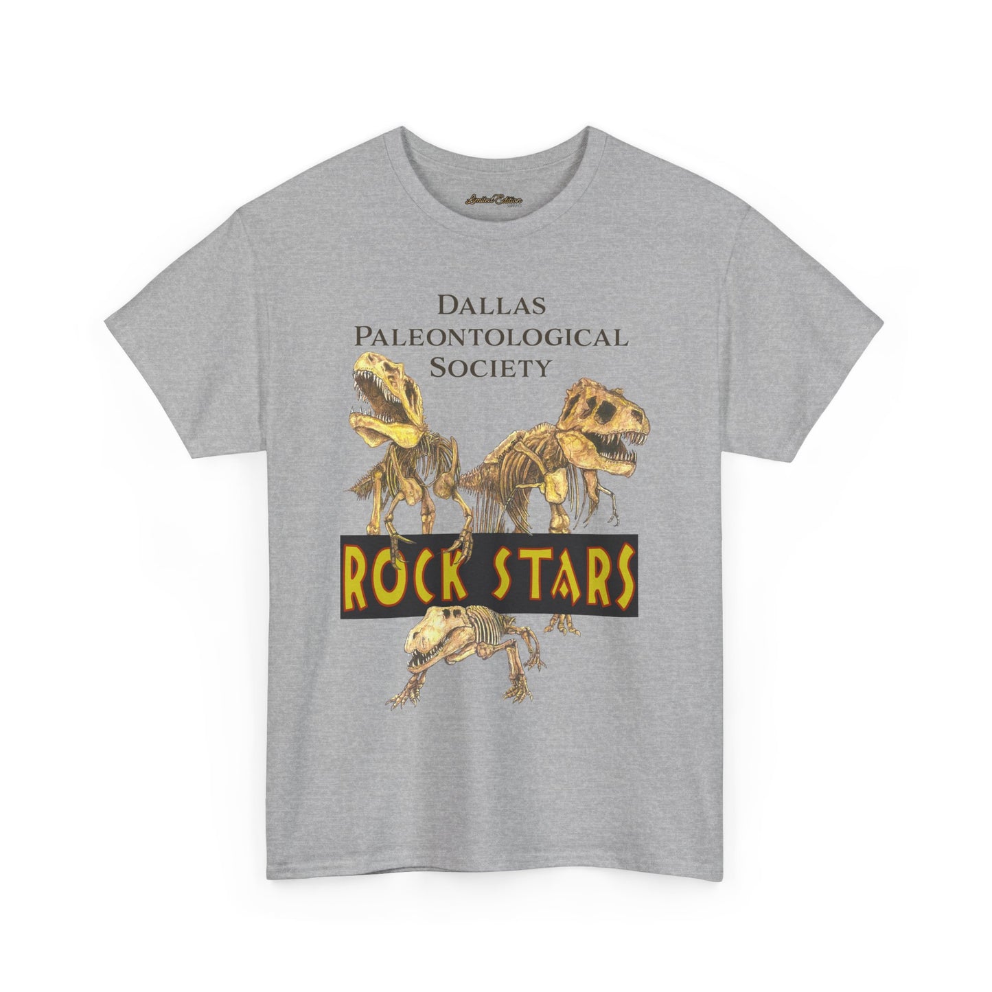 Dinosaur Enthusiast Tee - Dallas Paleontological Society Rock Stars T-Shirt