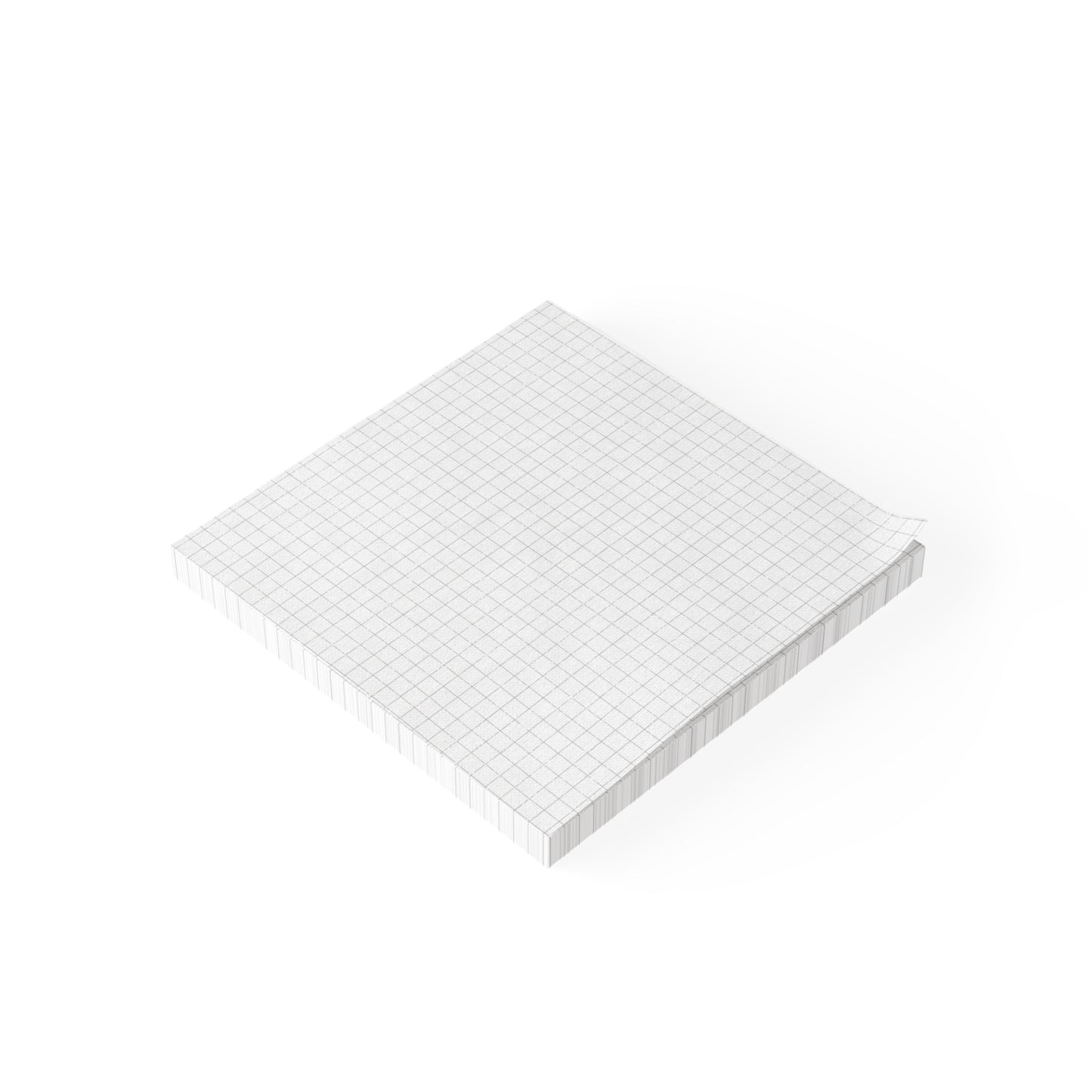 Grid Pattern Post-it® Note Pads - Distressed White 3x3 4x3