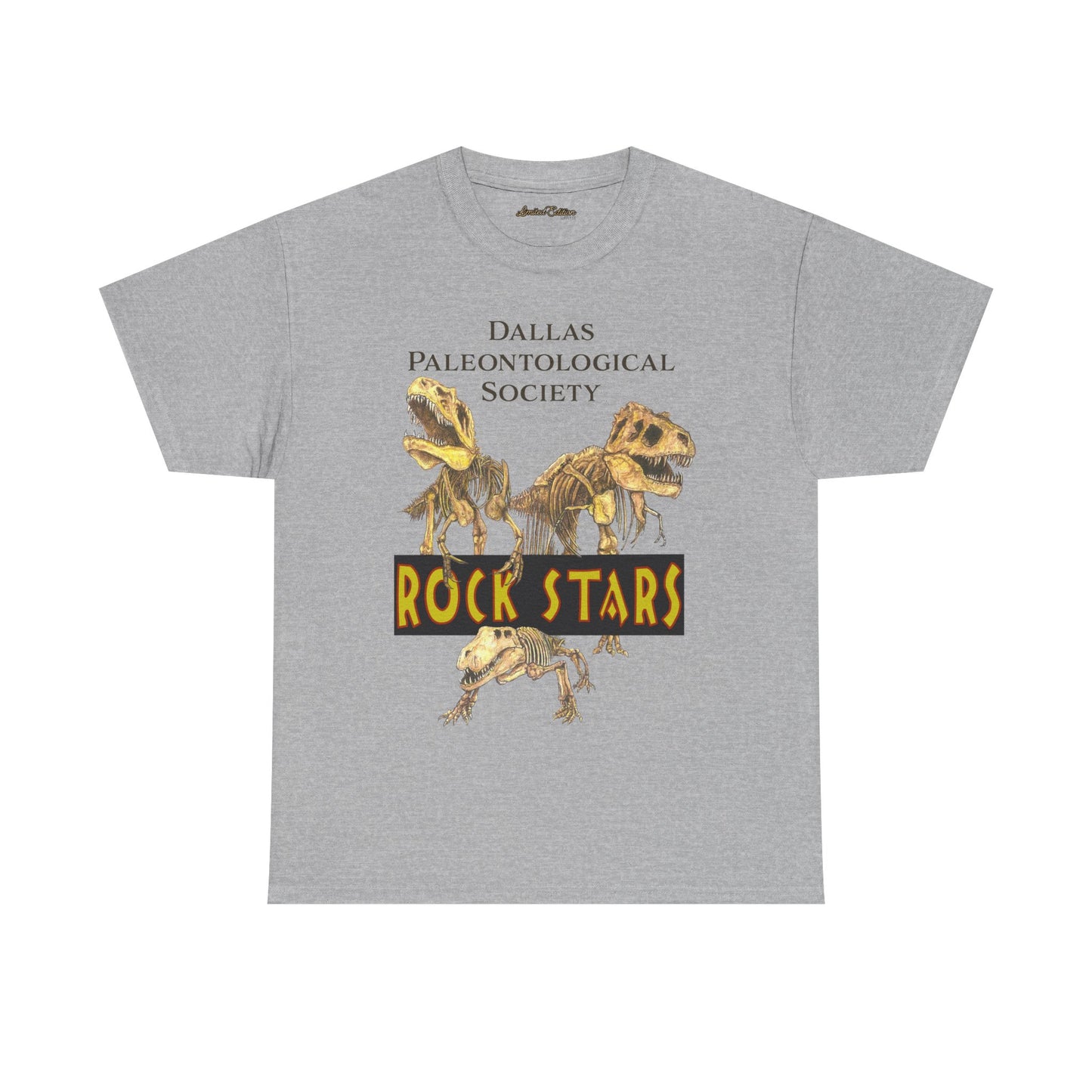 Dinosaur Enthusiast Tee - Dallas Paleontological Society Rock Stars T-Shirt