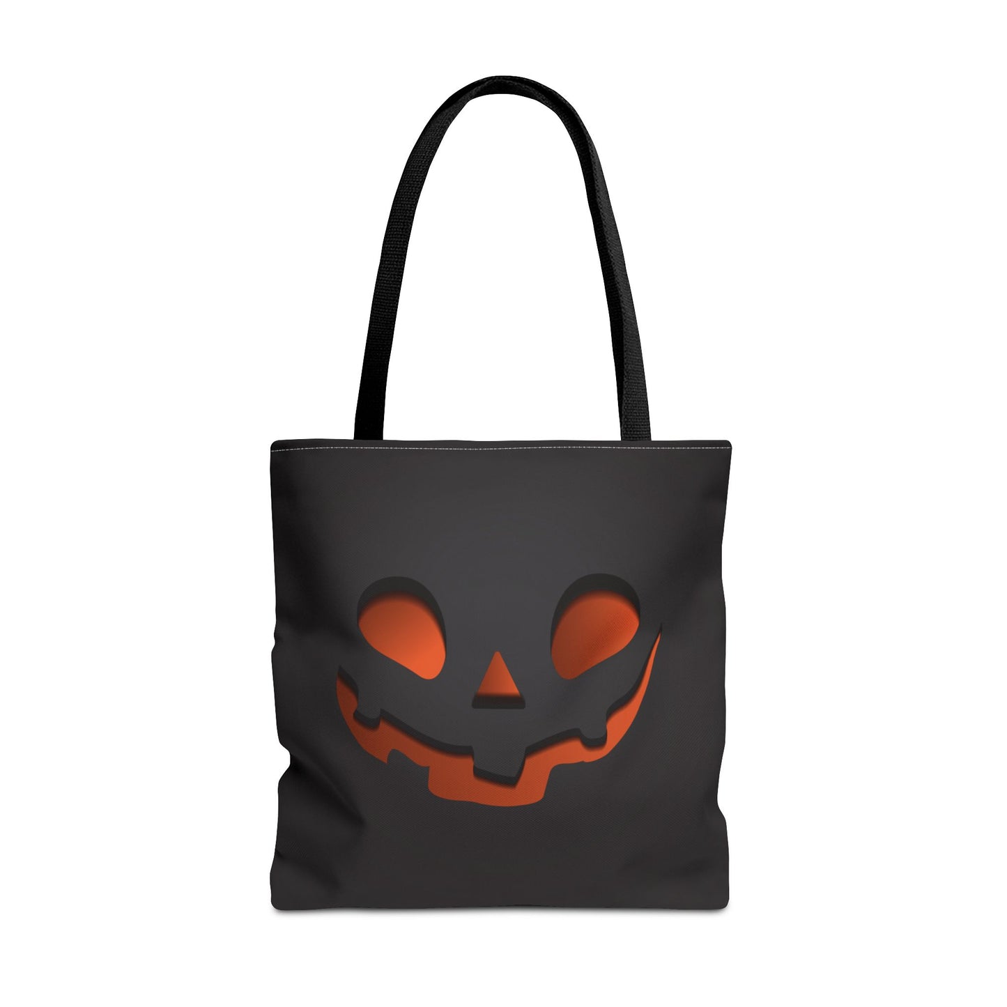 Halloween Black Pumpkin Tote Bag 3 sizes