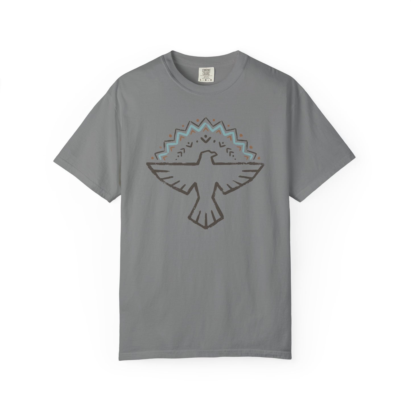 Boho Southwest Bird Comfort Graphic Tee