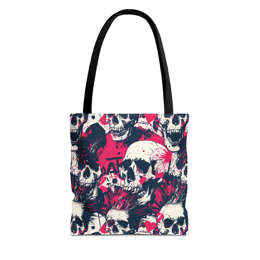Punk Rock Skull Tote Bag
