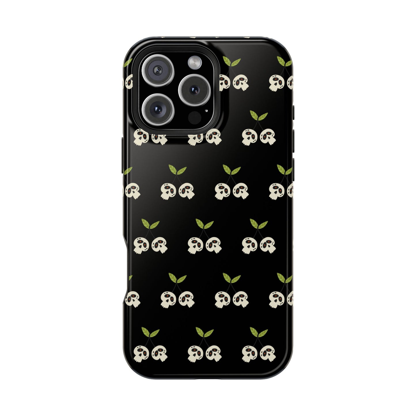 Skull Cherry Impact-Resistant Cases