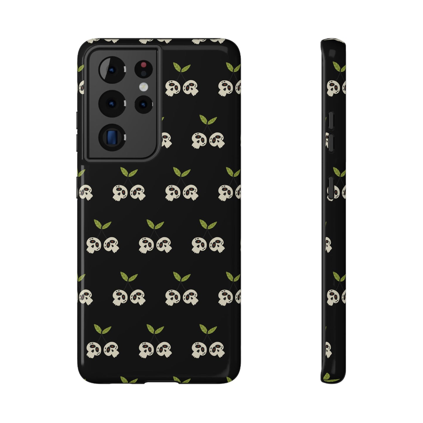 Skull Cherry Impact-Resistant Cases