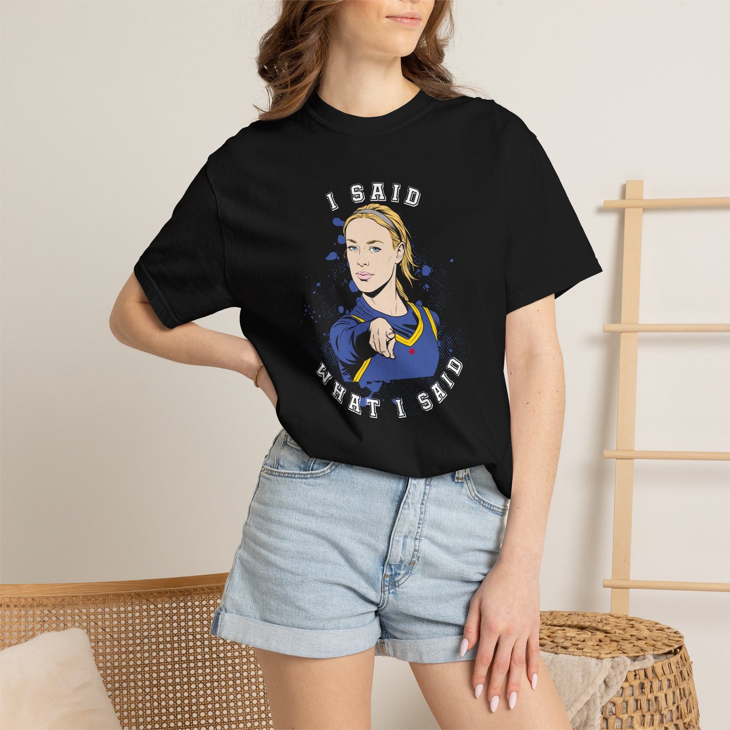 I Said What I Said T-Shirt — Bold Pointing Graphic Tee