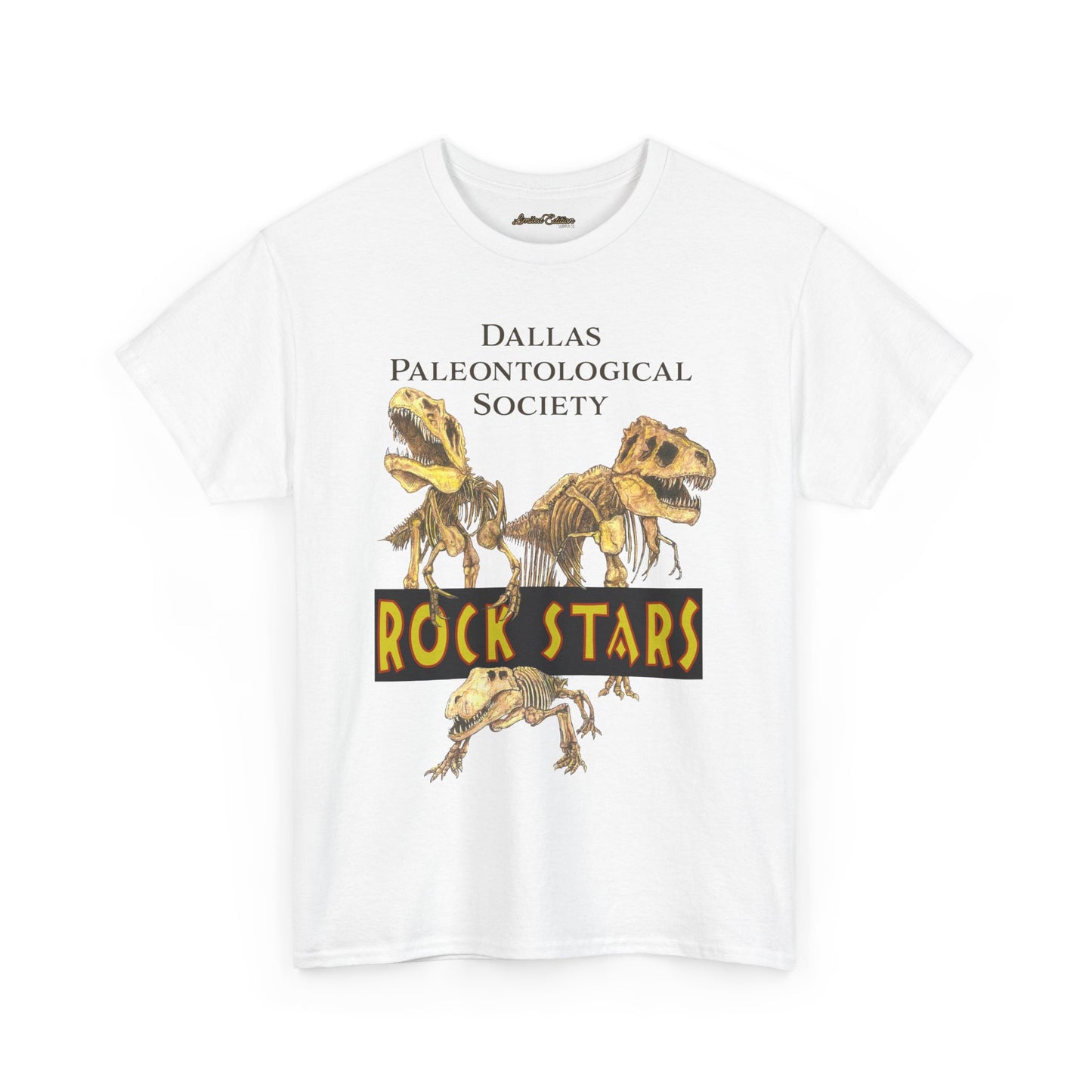 Dinosaur Enthusiast Tee - Dallas Paleontological Society Rock Stars T-Shirt