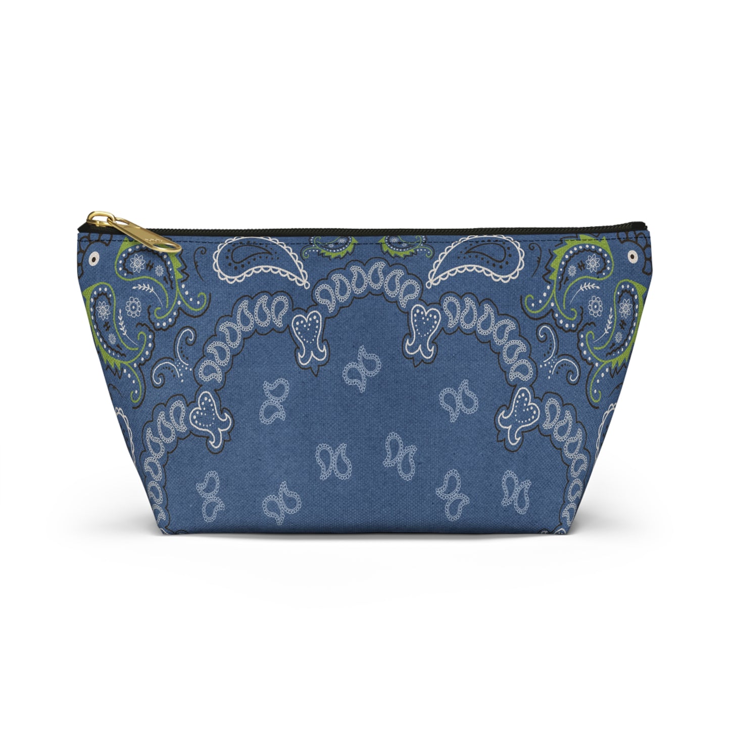 Blue Bandana Accessory Pouch w T-bottom