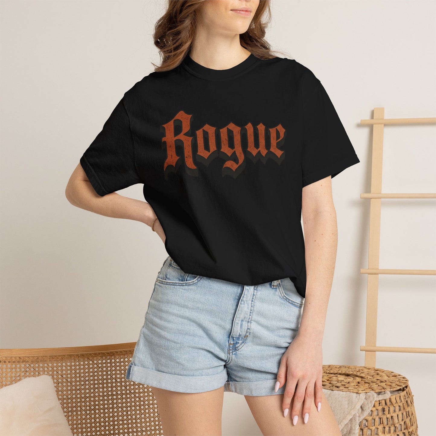 Gothic Rogue Text Comfort Graphic Tee