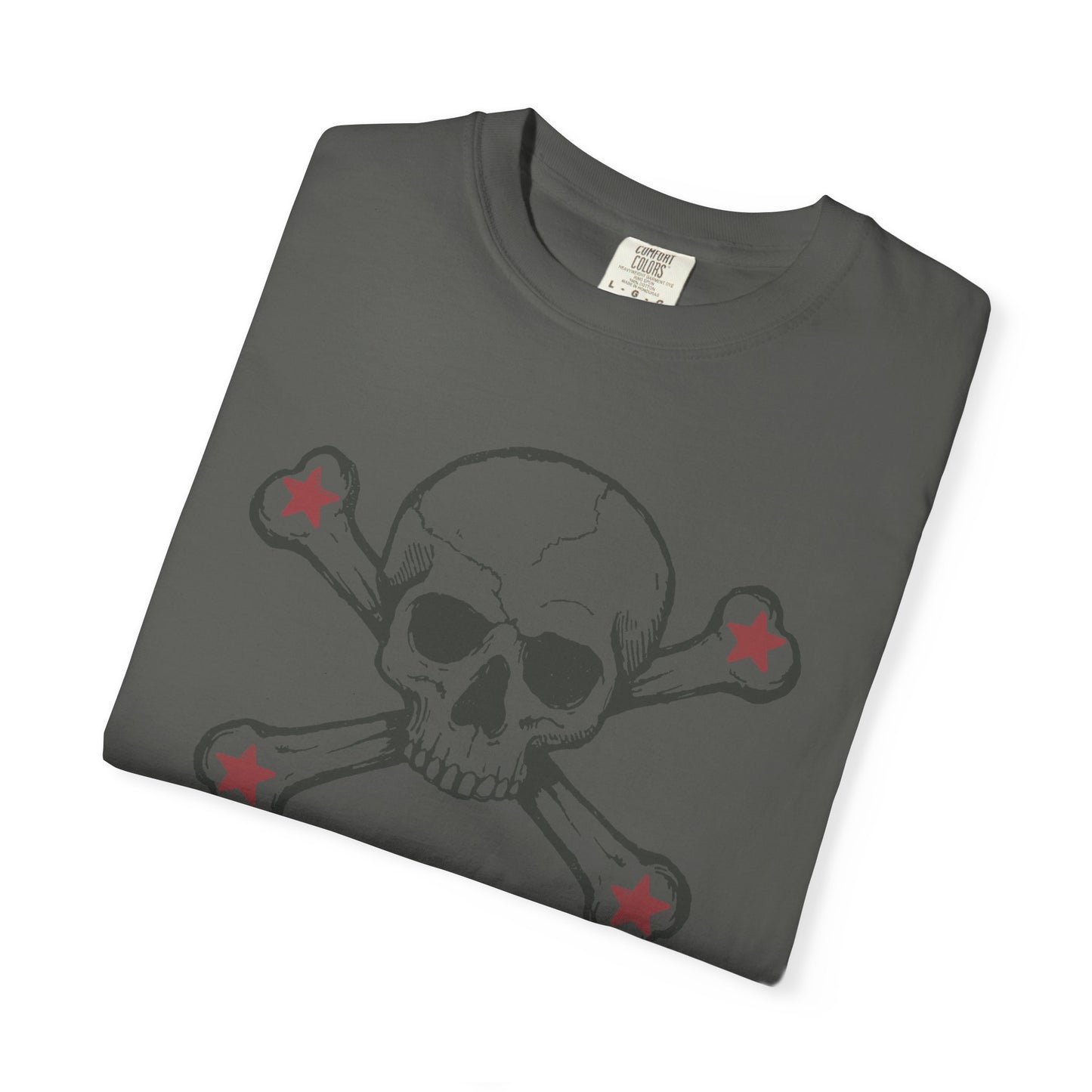 Skull and Bones Red Star Rock Tshirt