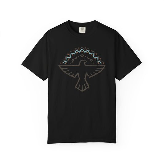 Boho Southwest Bird Comfort Graphic Tee