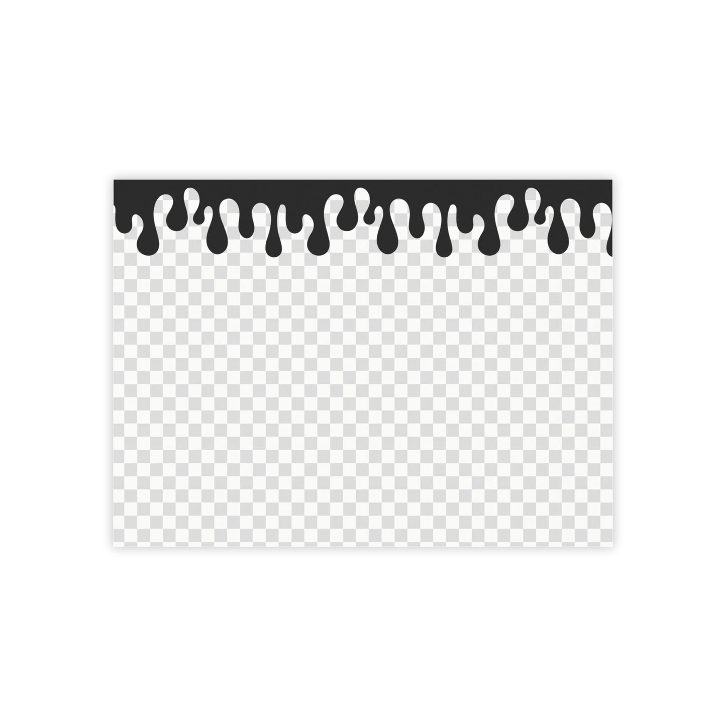 Checkered Drip Pattern Post-it® Note Pads 3x3 4x3