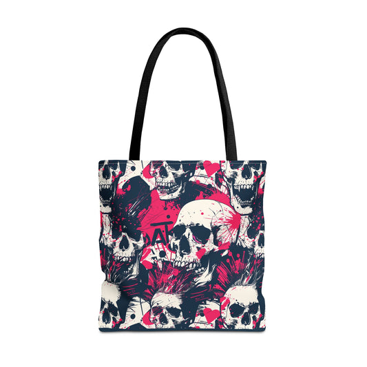 Punk Rock Skull Tote Bag 3 sizes