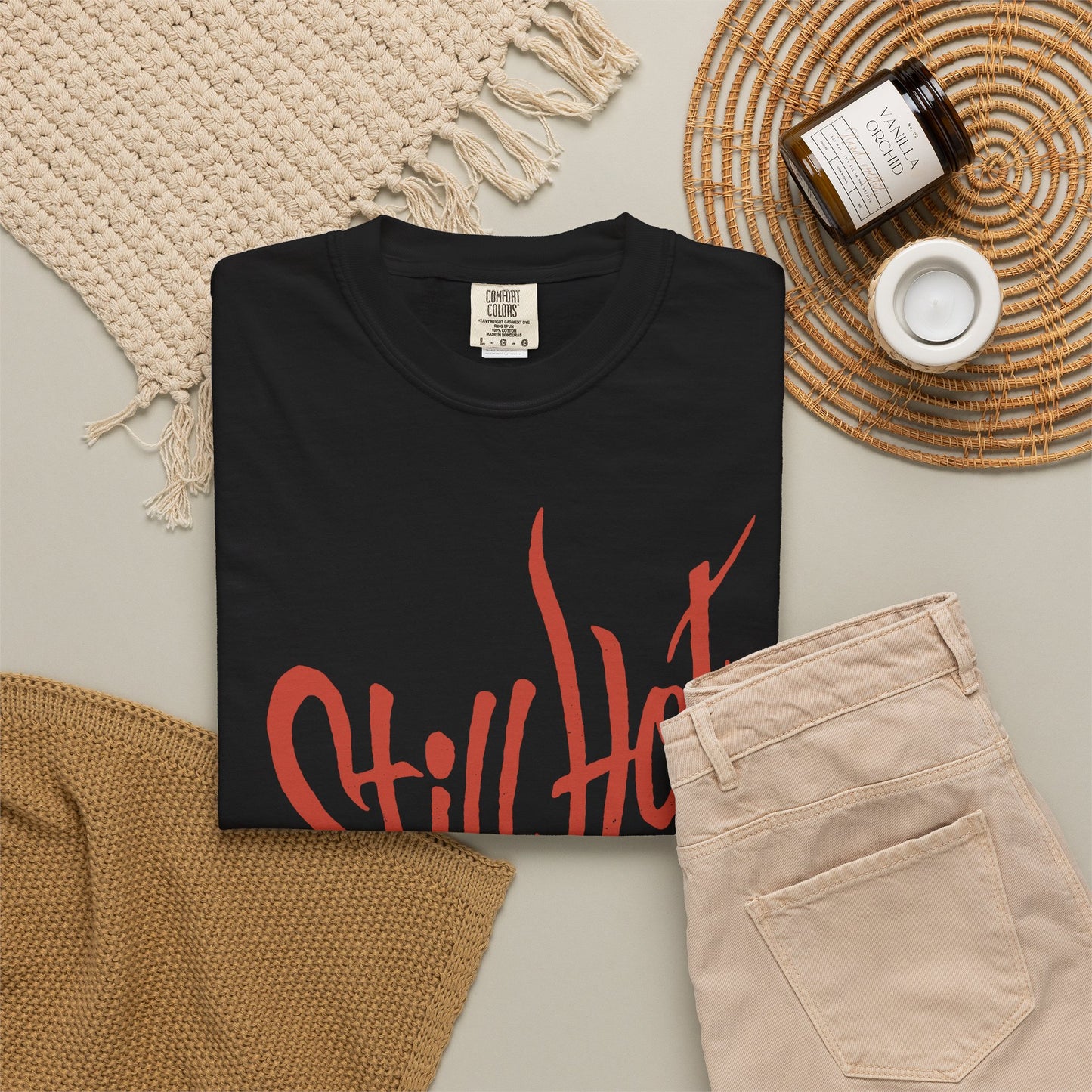 Vintage Still Hot text Comfort Graphic Tee
