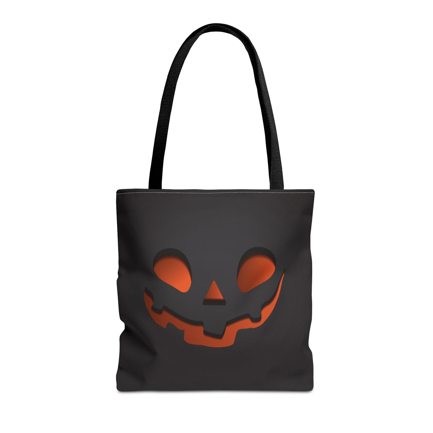 Halloween Black Pumpkin Tote Bag 3 sizes