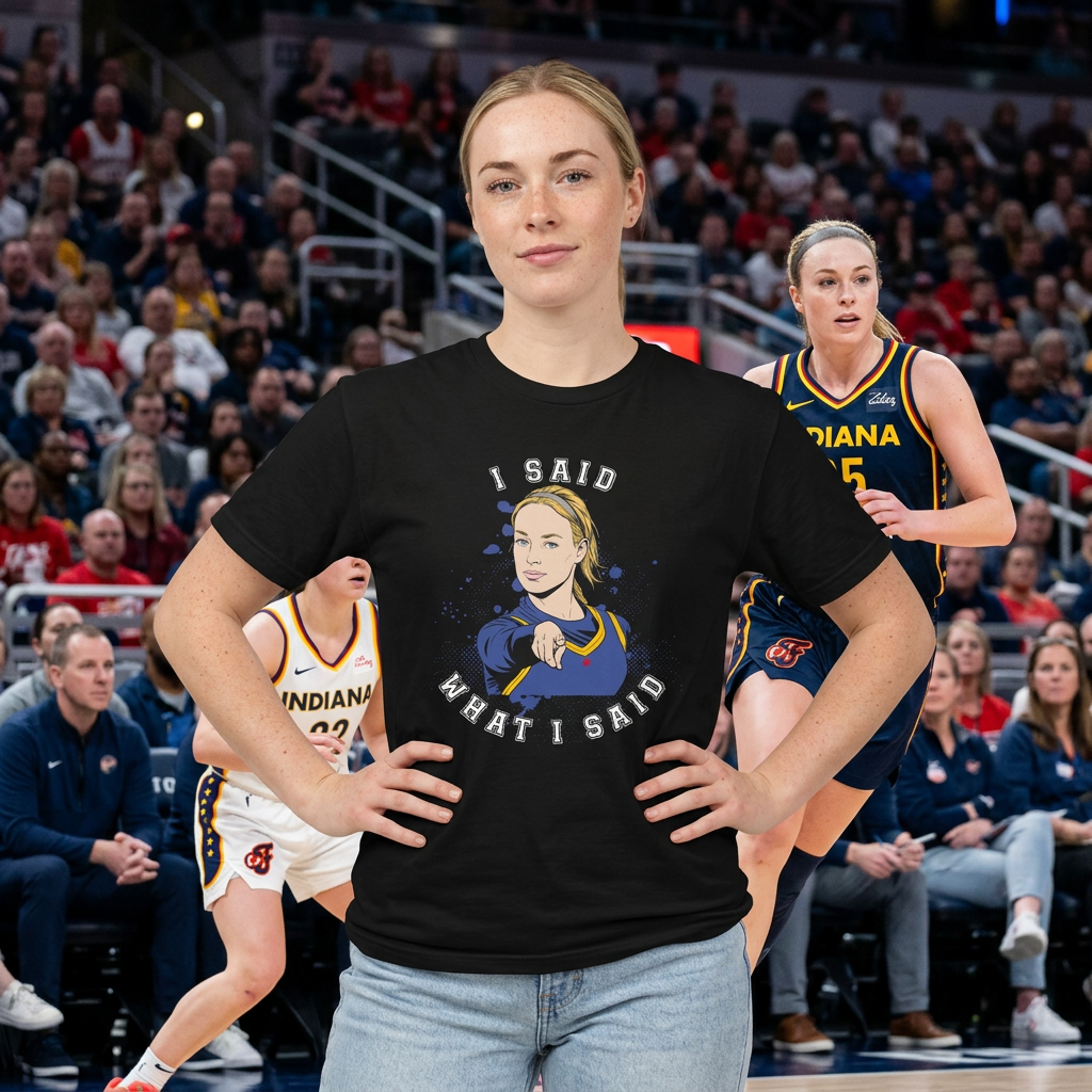 I Said What I Said T-Shirt — Bold Pointing Graphic Tee