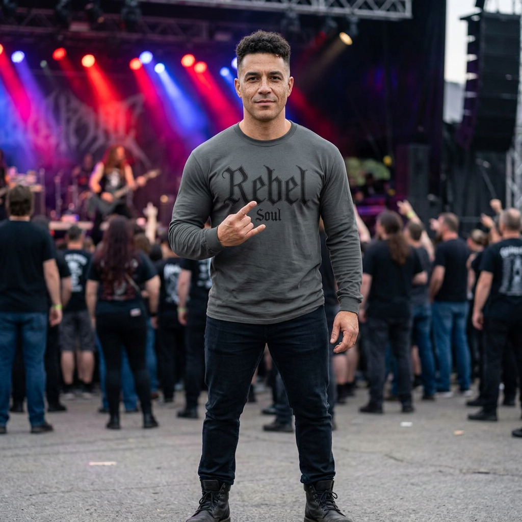 Rebel Soul Long Sleeve Color Comfort Tee