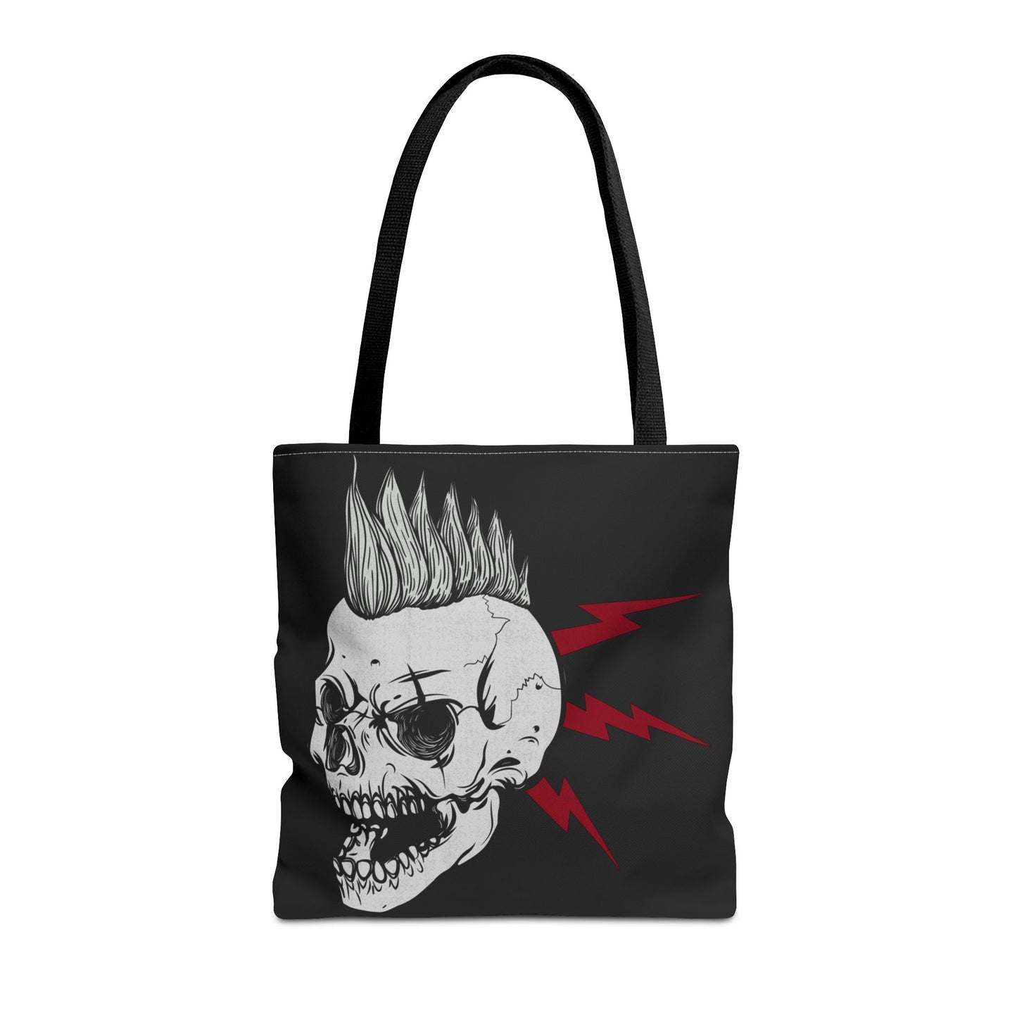 Punk Is Not Dead Skull Mohawk Tote Bag 3 sizes