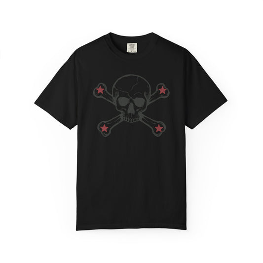 Skull and stars Rock-n-Roll Color Comfort Graphic Tee