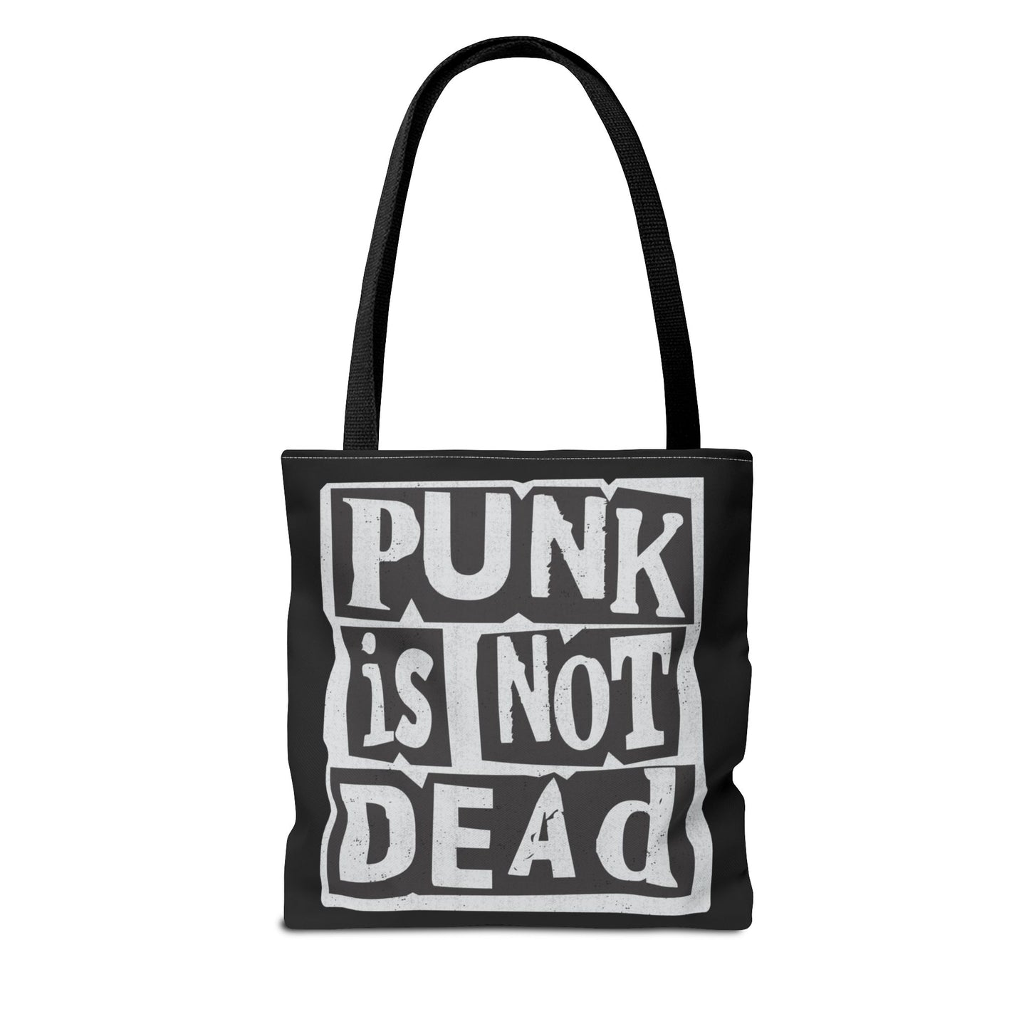 Punk Is Not Dead Skull Mohawk Tote Bag 3 sizes