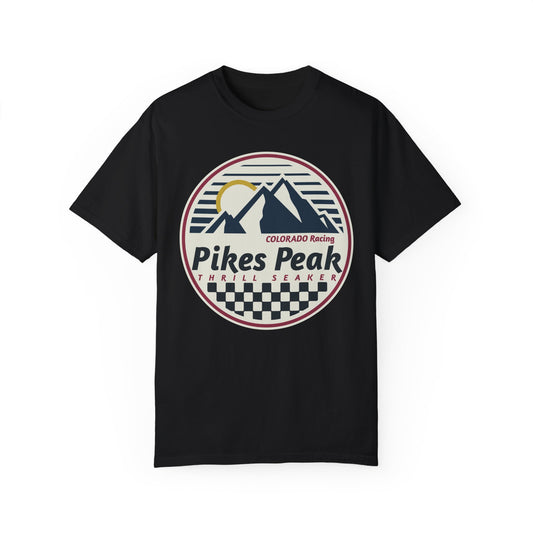 Pikes Peak Thrill Seeker Colorado Racing Comfort Colors Tshirt