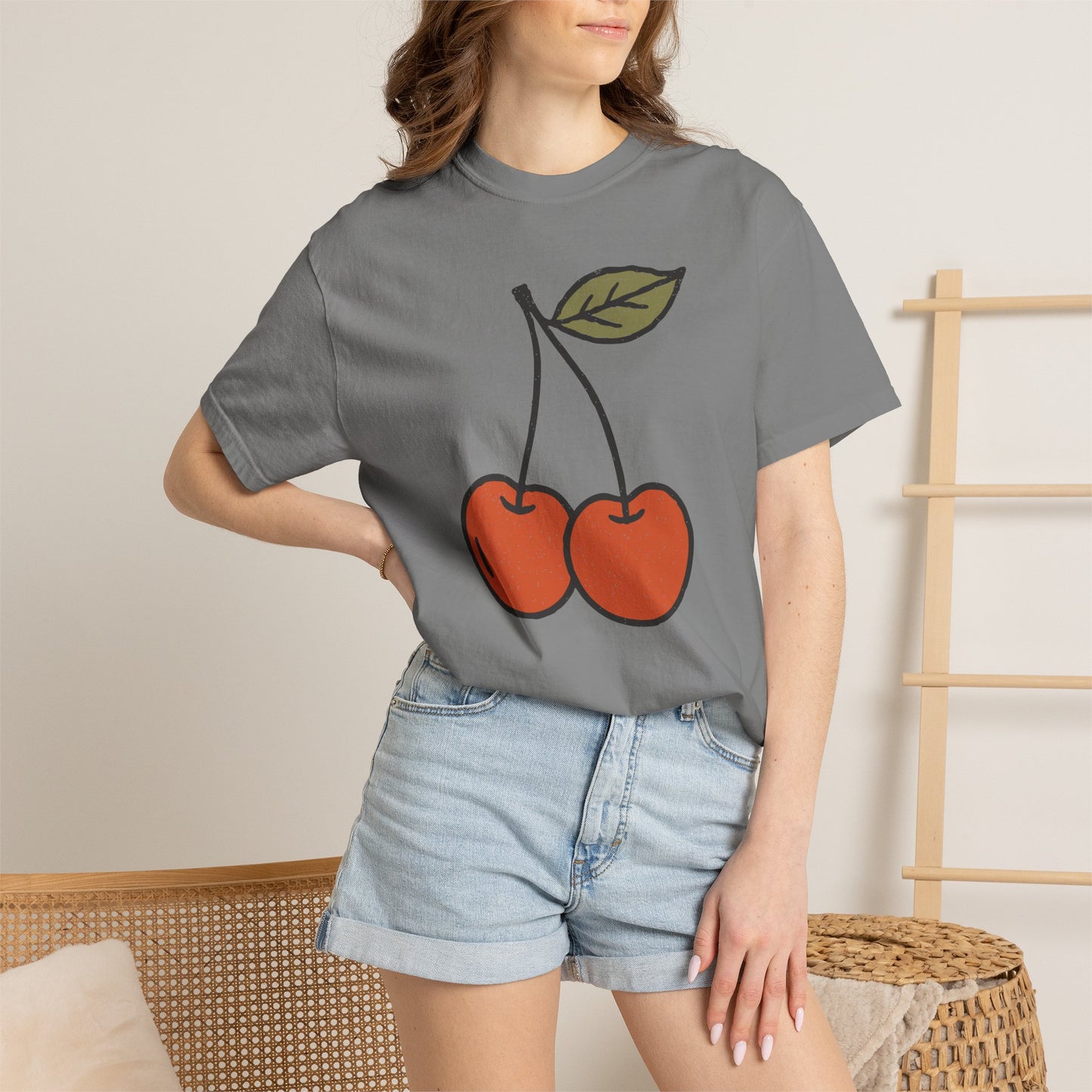 Vintage Cherry Comfort Graphic Tee