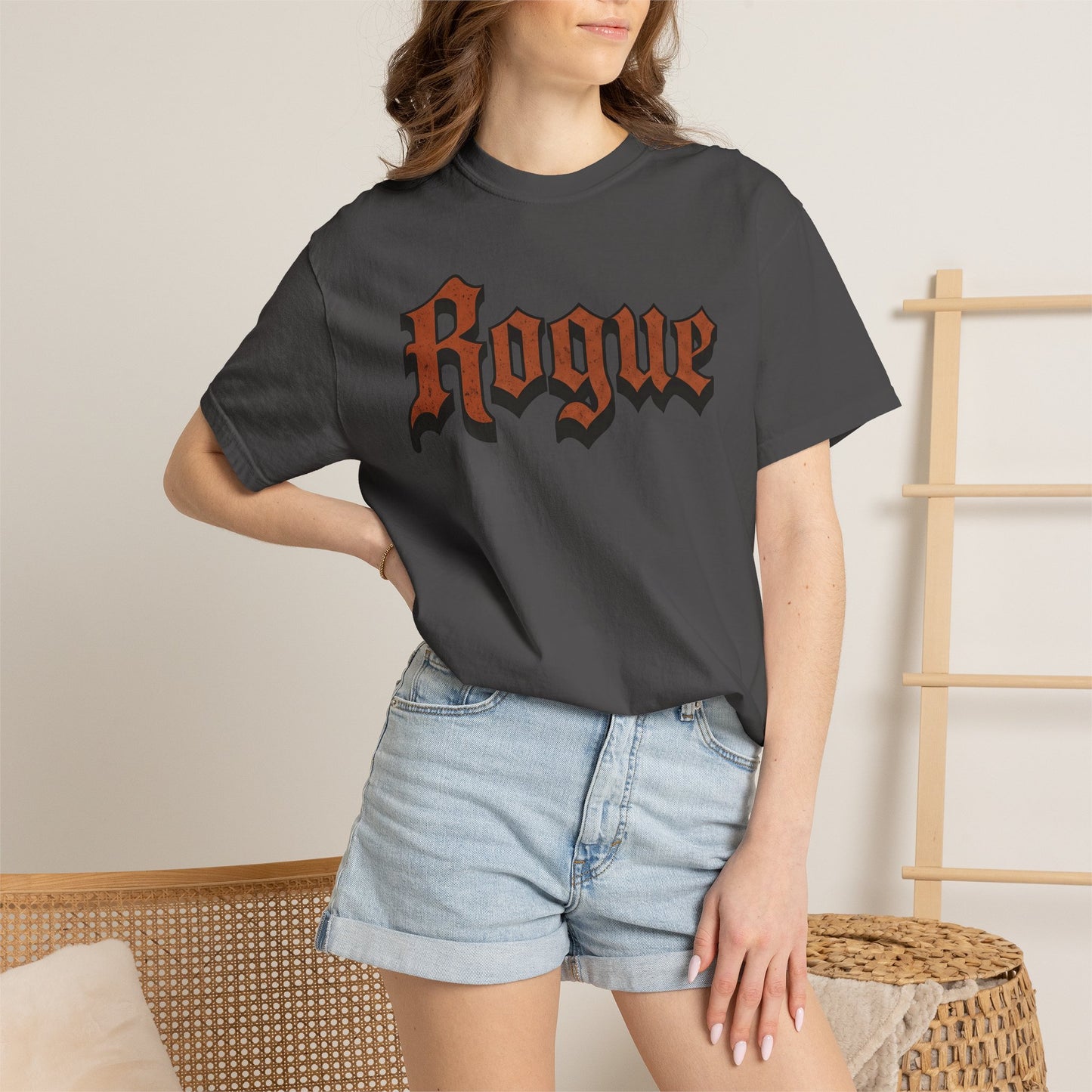 Gothic Rogue Text Comfort Graphic Tee