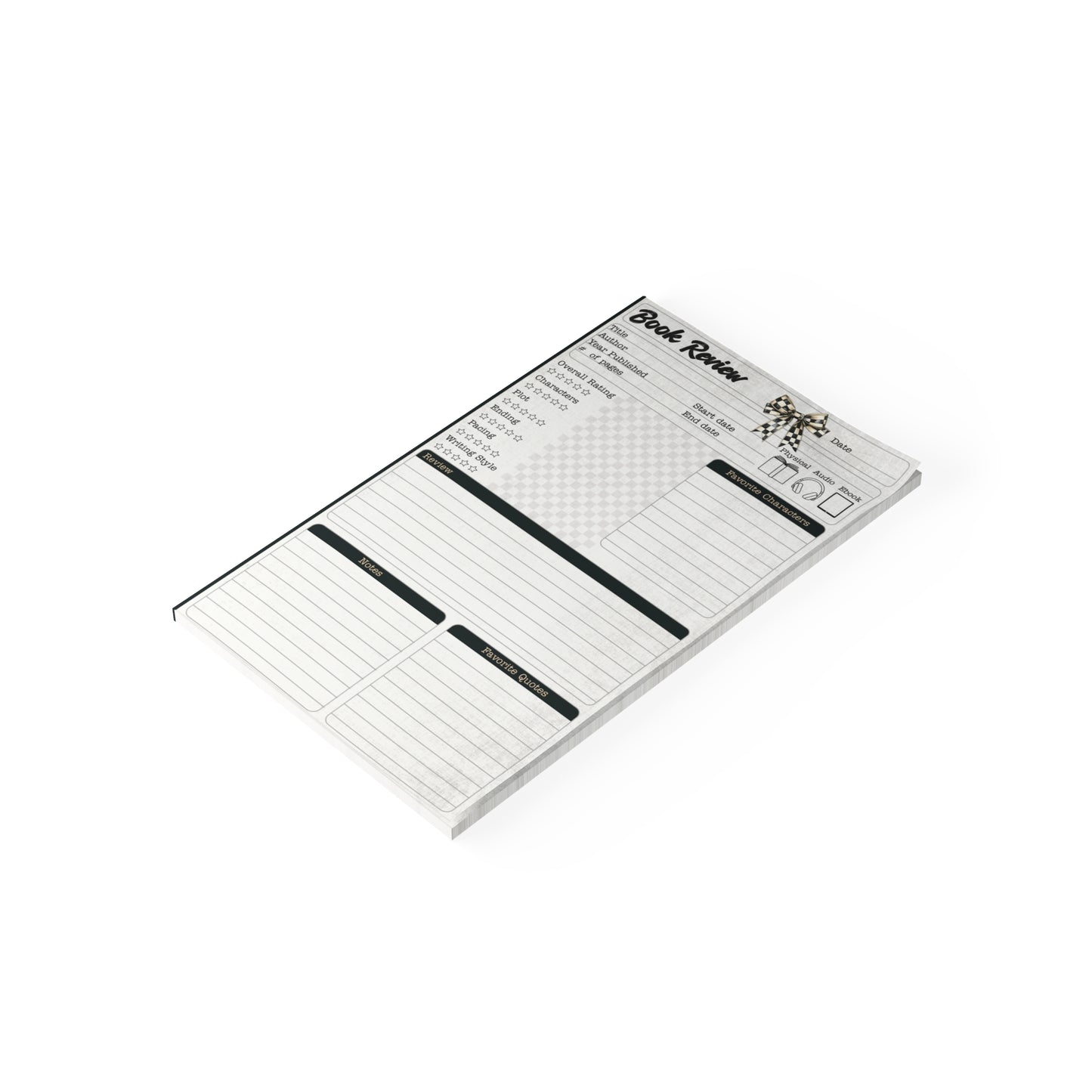 Book Review 10x6 Post-it® Note Pads! - Perfect for Avid Readers and Engaged Book Clubs