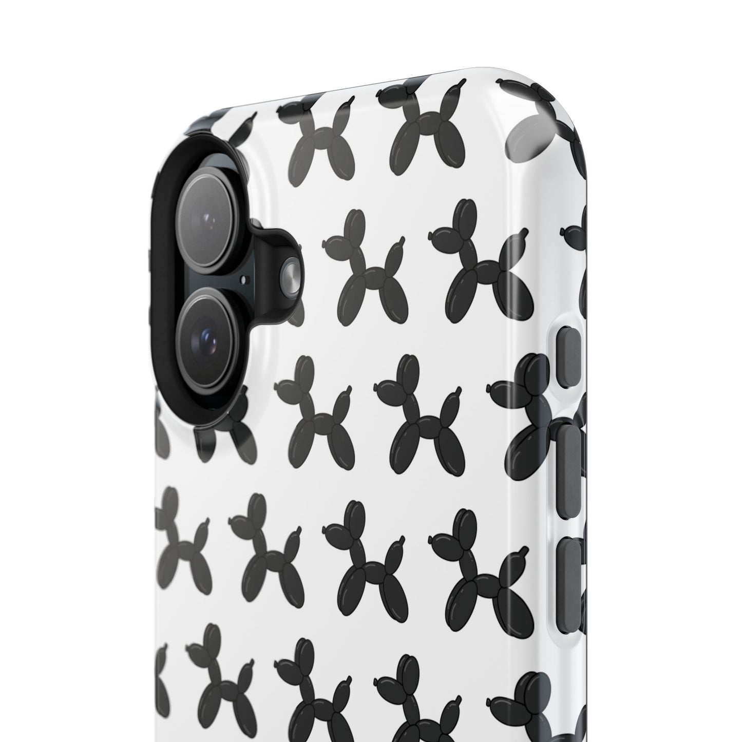 Balloon Dog Black Impact-Resistant Cases