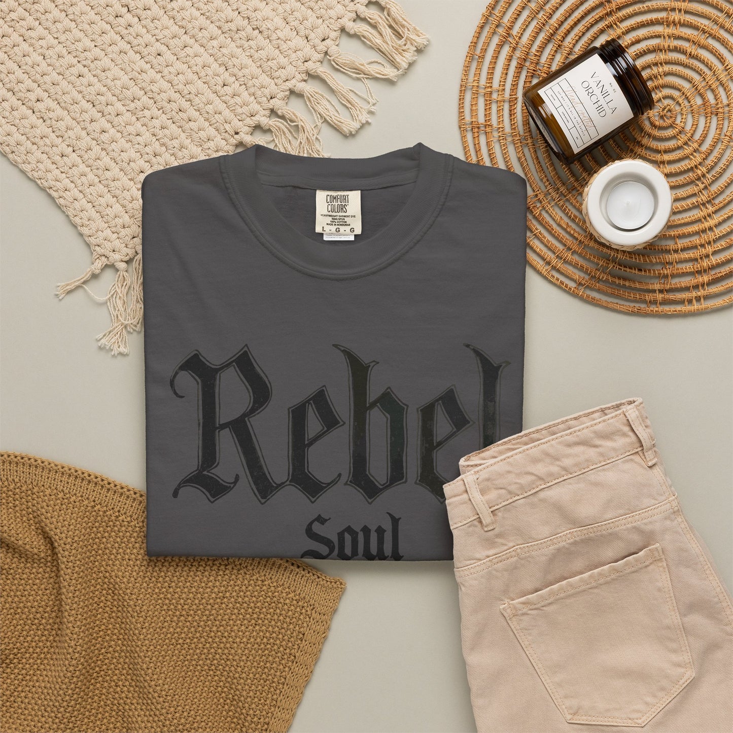 Gothic Rebel Soul Comfort Graphic Tee