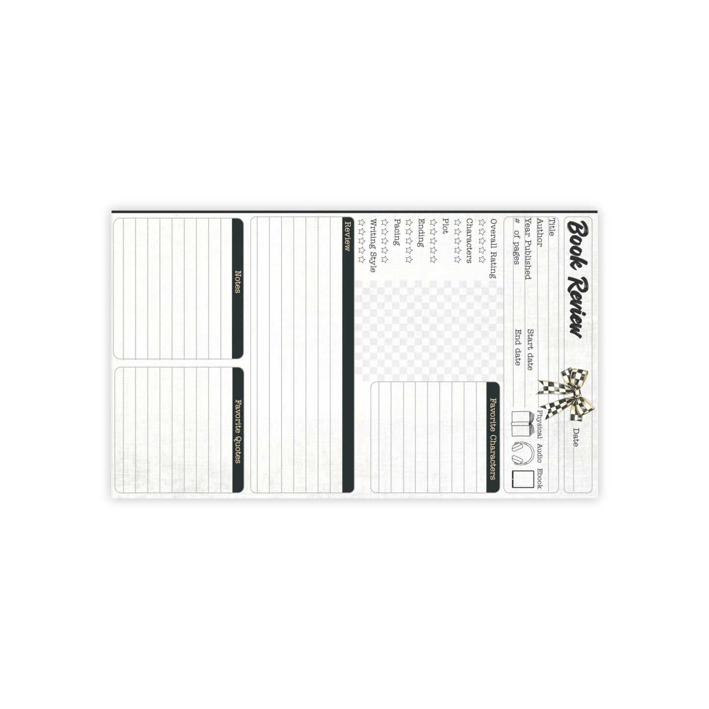 Book Review 10x6 Post-it® Note Pads! - Perfect for Avid Readers and Engaged Book Clubs