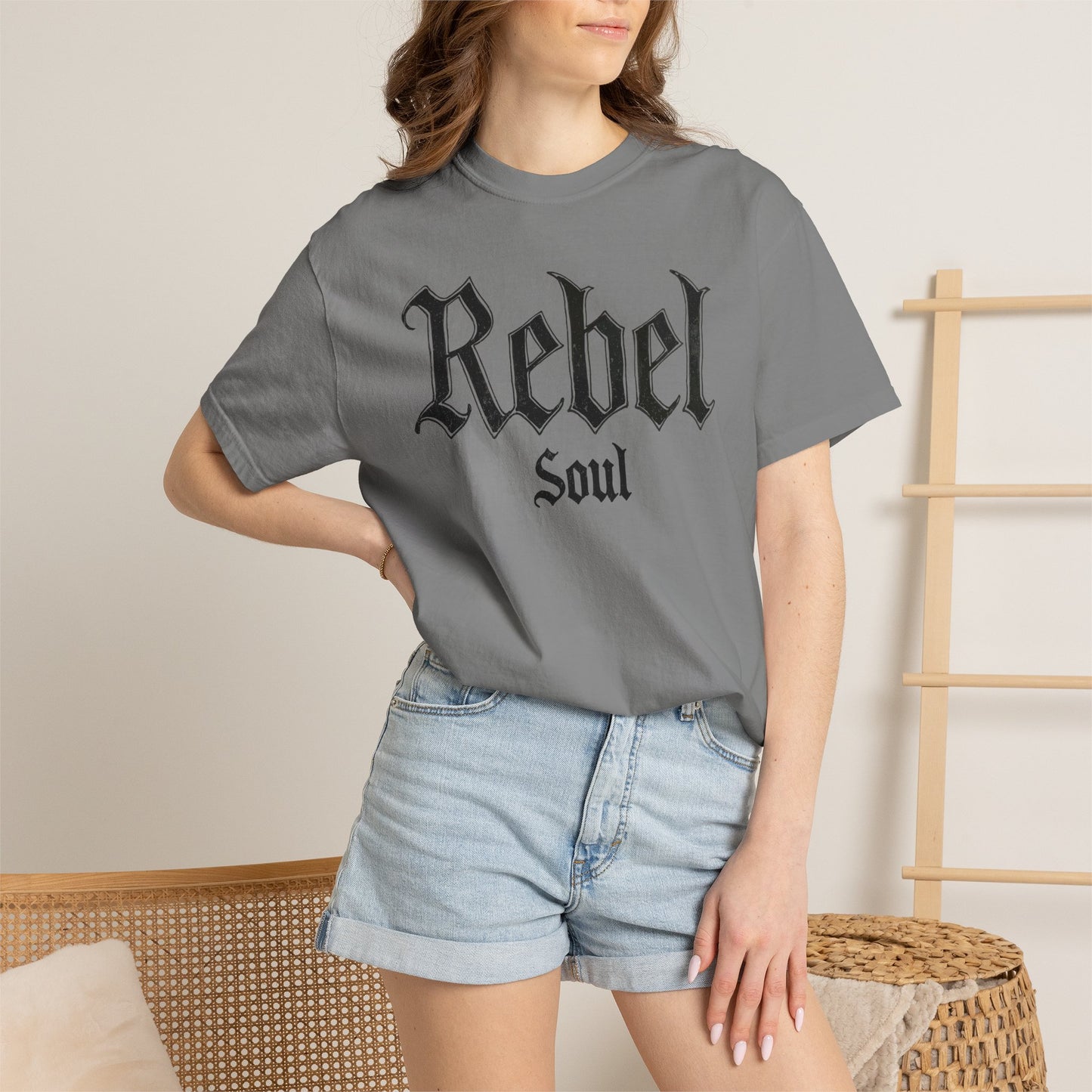 Gothic Rebel Soul Comfort Graphic Tee
